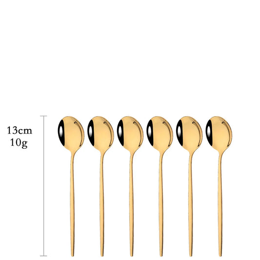 Coffee Spoons Stainless Steel x6