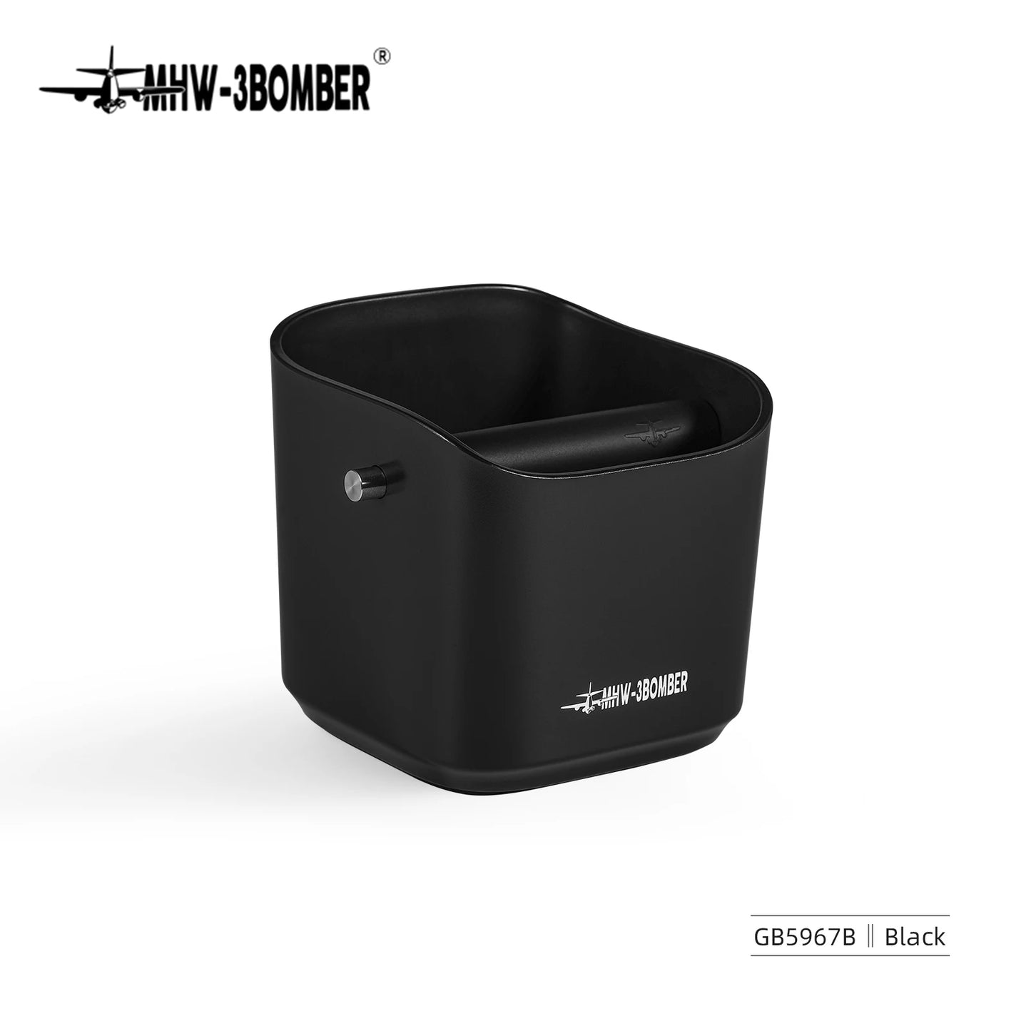 MHW-3BOMBER Square Coffee Grounds Knock Box